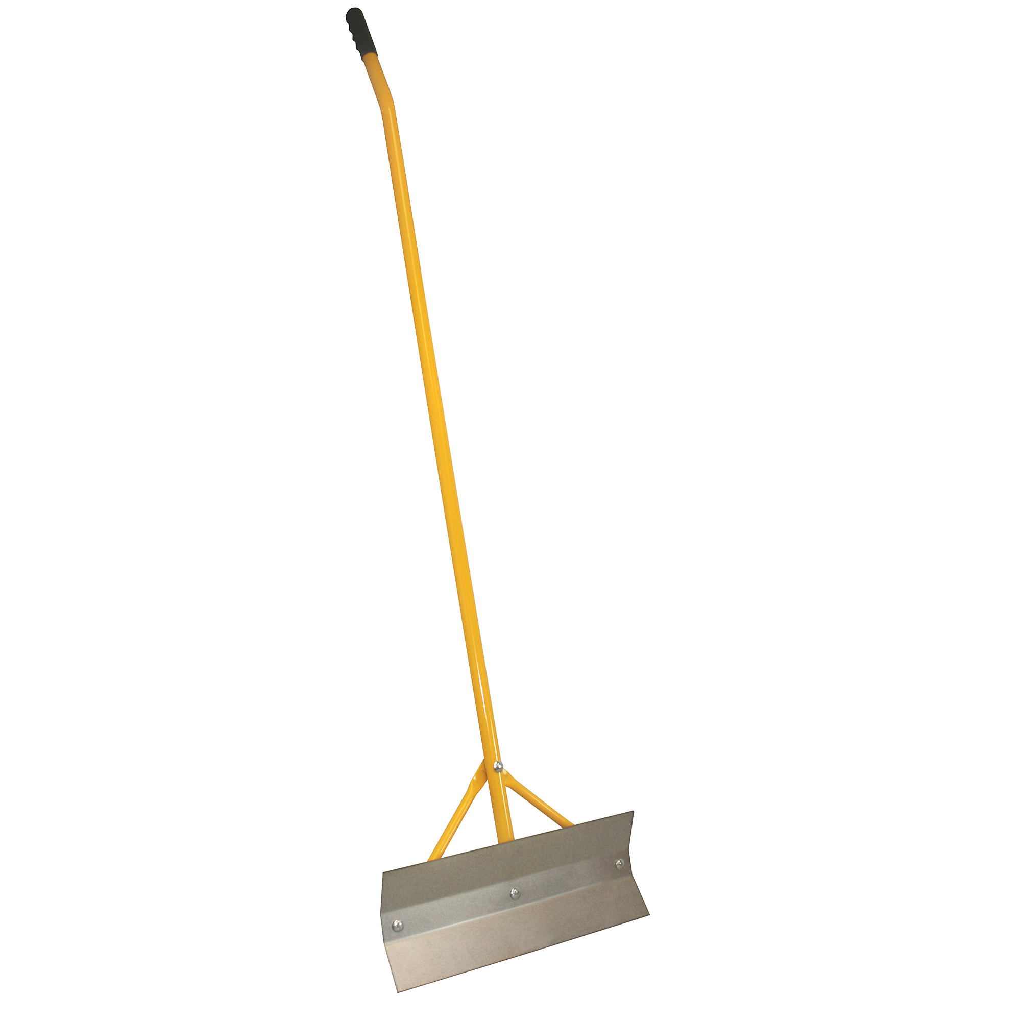 J&D Manufacturing Super Scraper — 24in. Galvanized Blade, Curved Handle, Model# SAF900